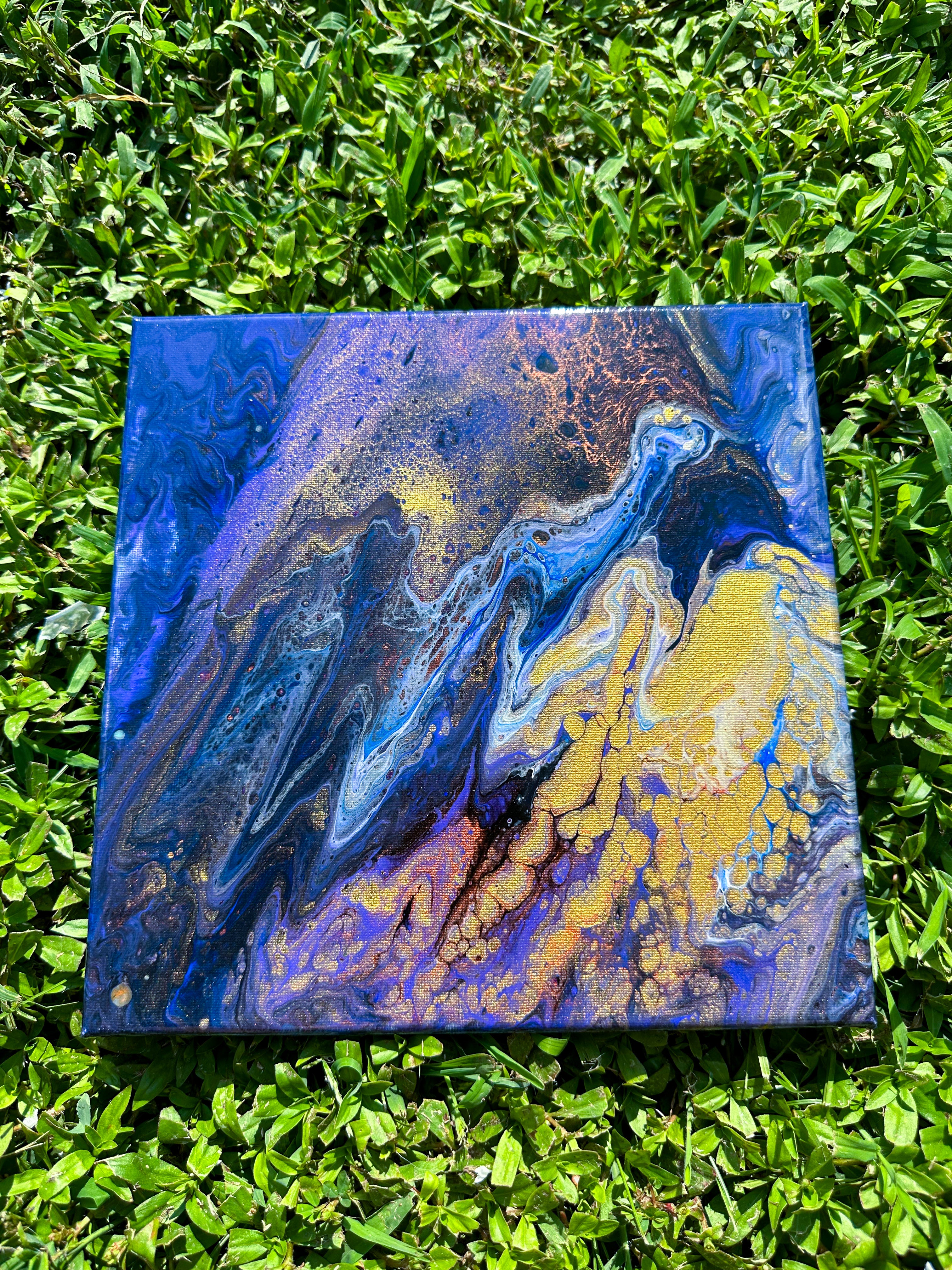 Golden Royalty 12x12” Painting