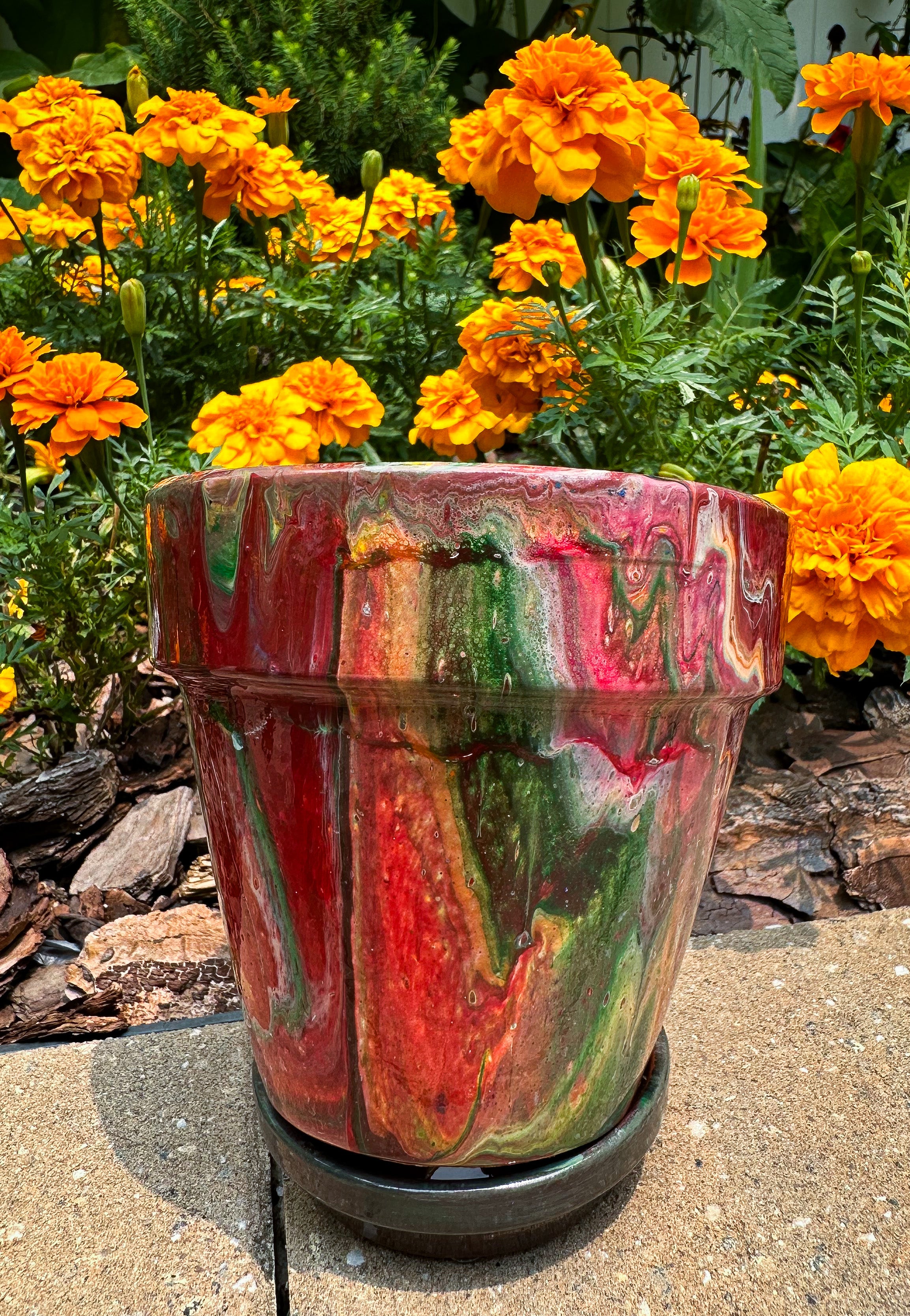 Red Pepper Mini Flower Pot