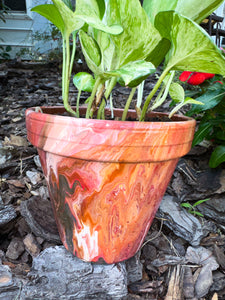 Strawberry Smoothie Flower Pot