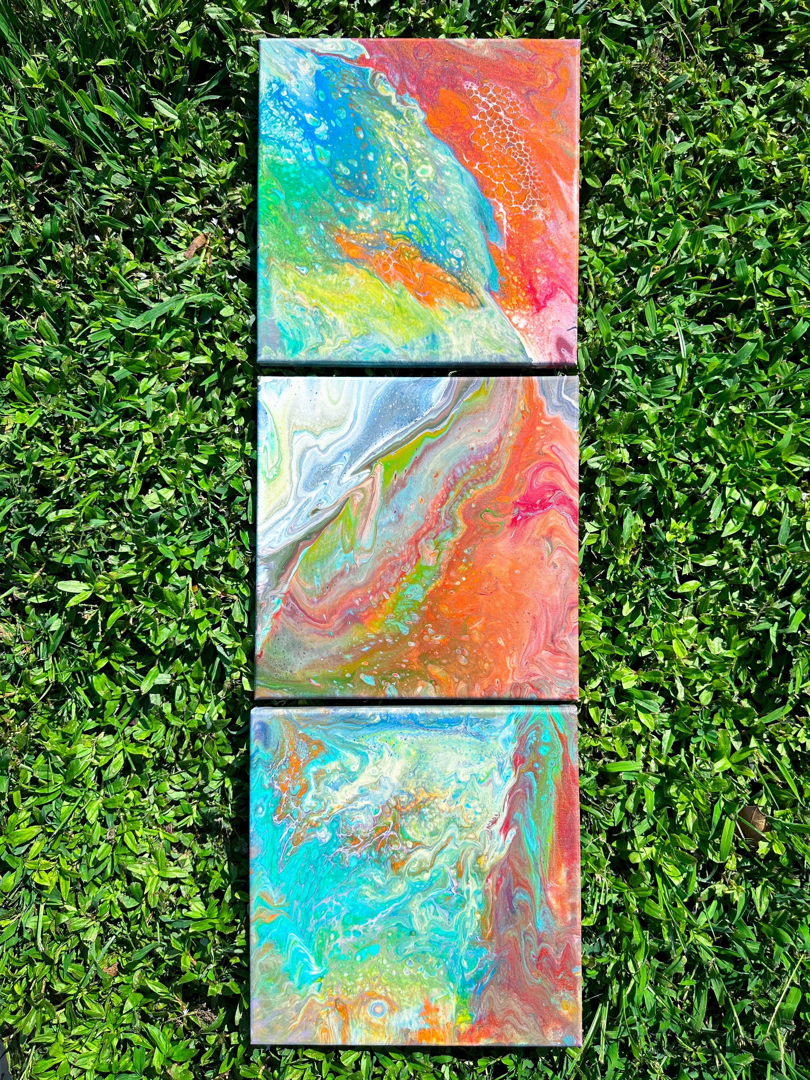 Color Shock 12x12” Individual Painting