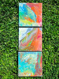 Color Shock 12x12” Individual Painting