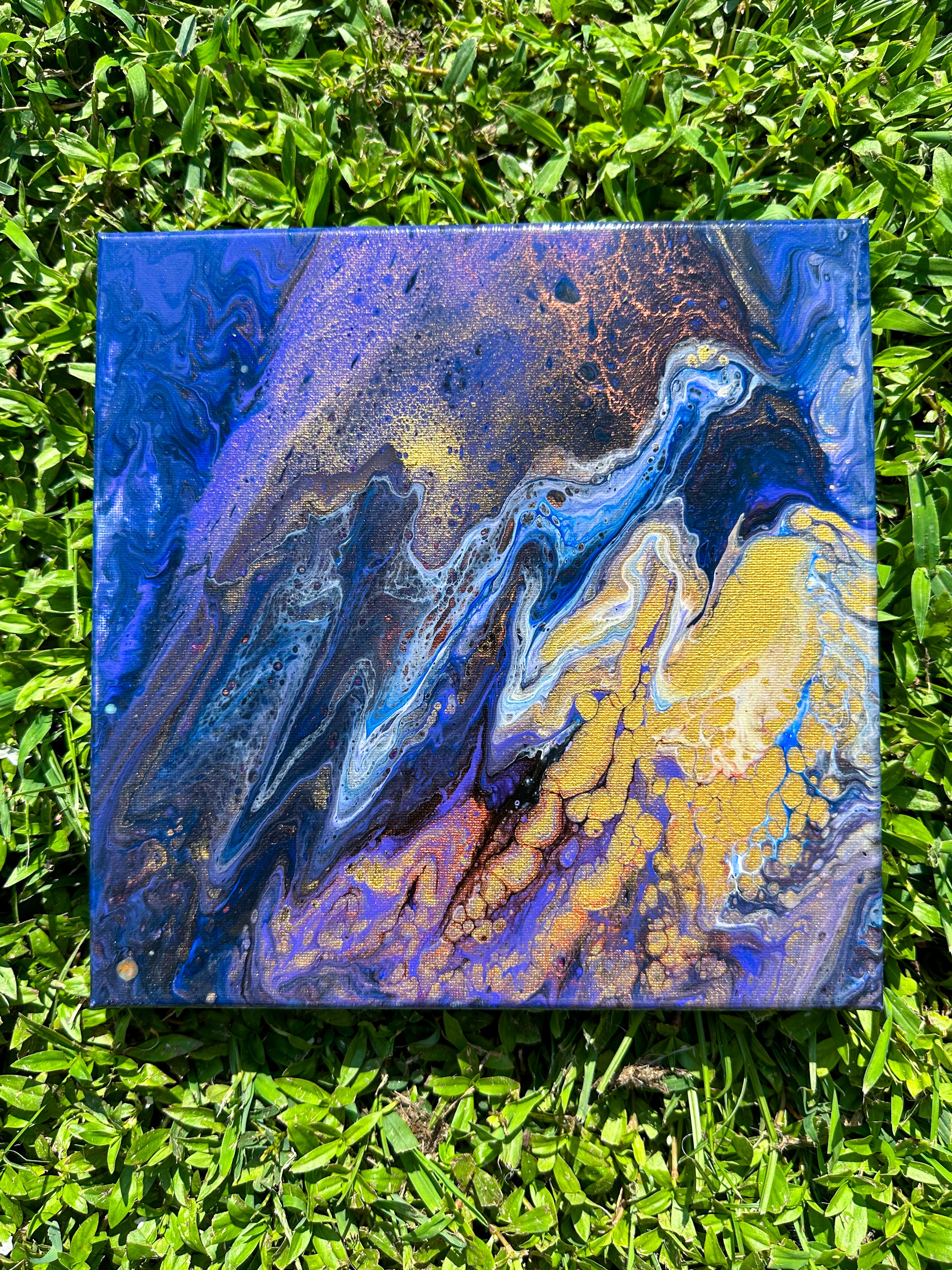 Golden Royalty 12x12” Painting