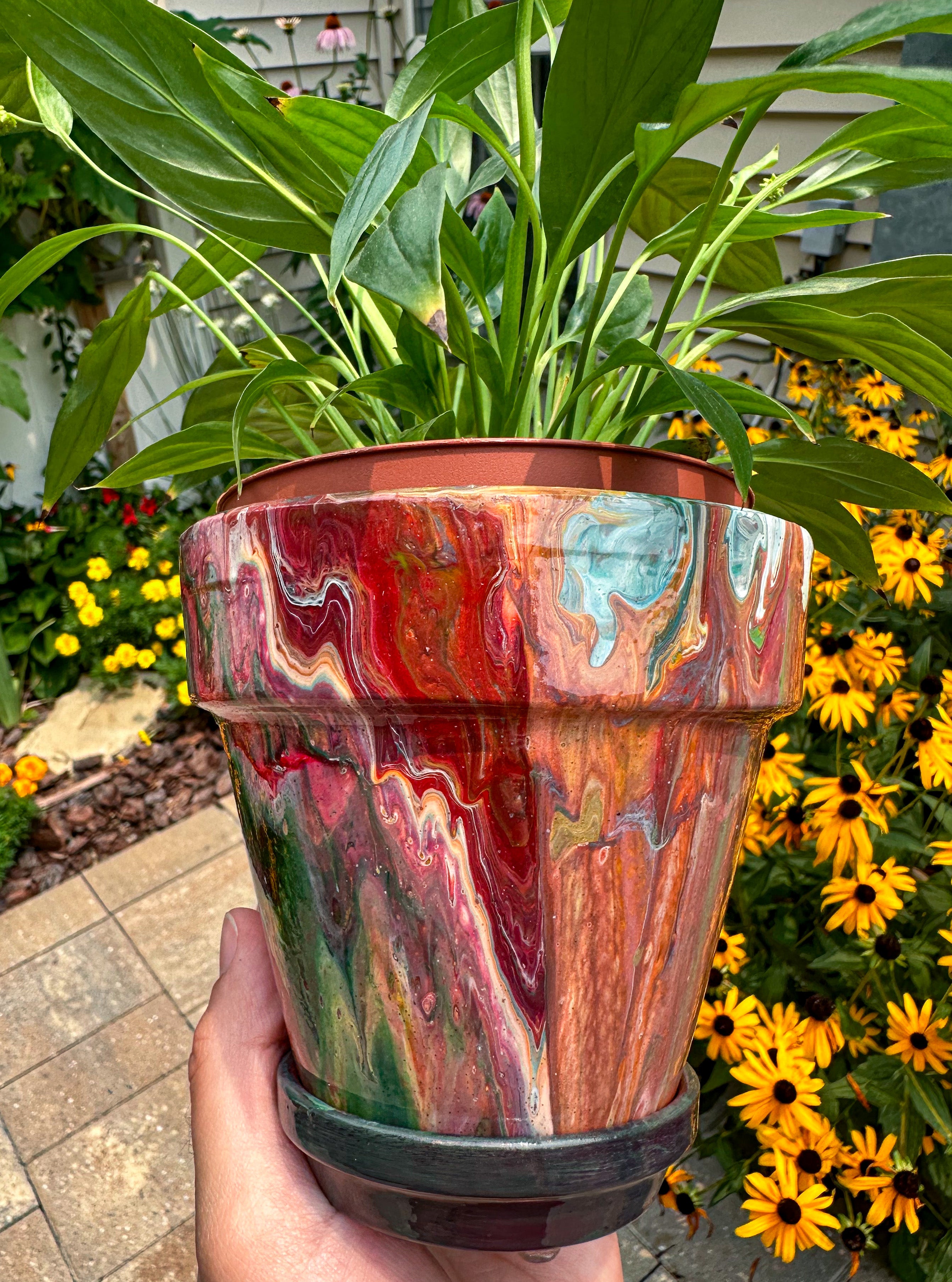 Red Pepper Mini Flower Pot