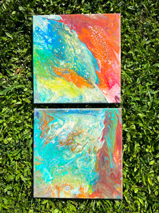 Color Shock 12x12” Individual Painting