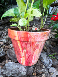 Strawberry Smoothie Flower Pot