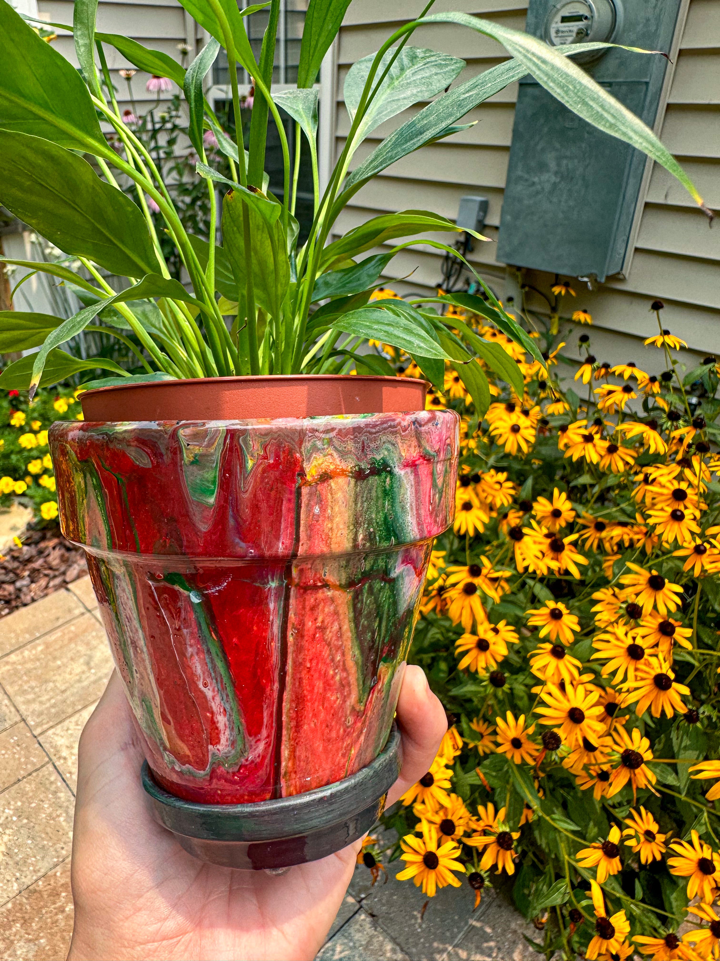 Red Pepper Mini Flower Pot