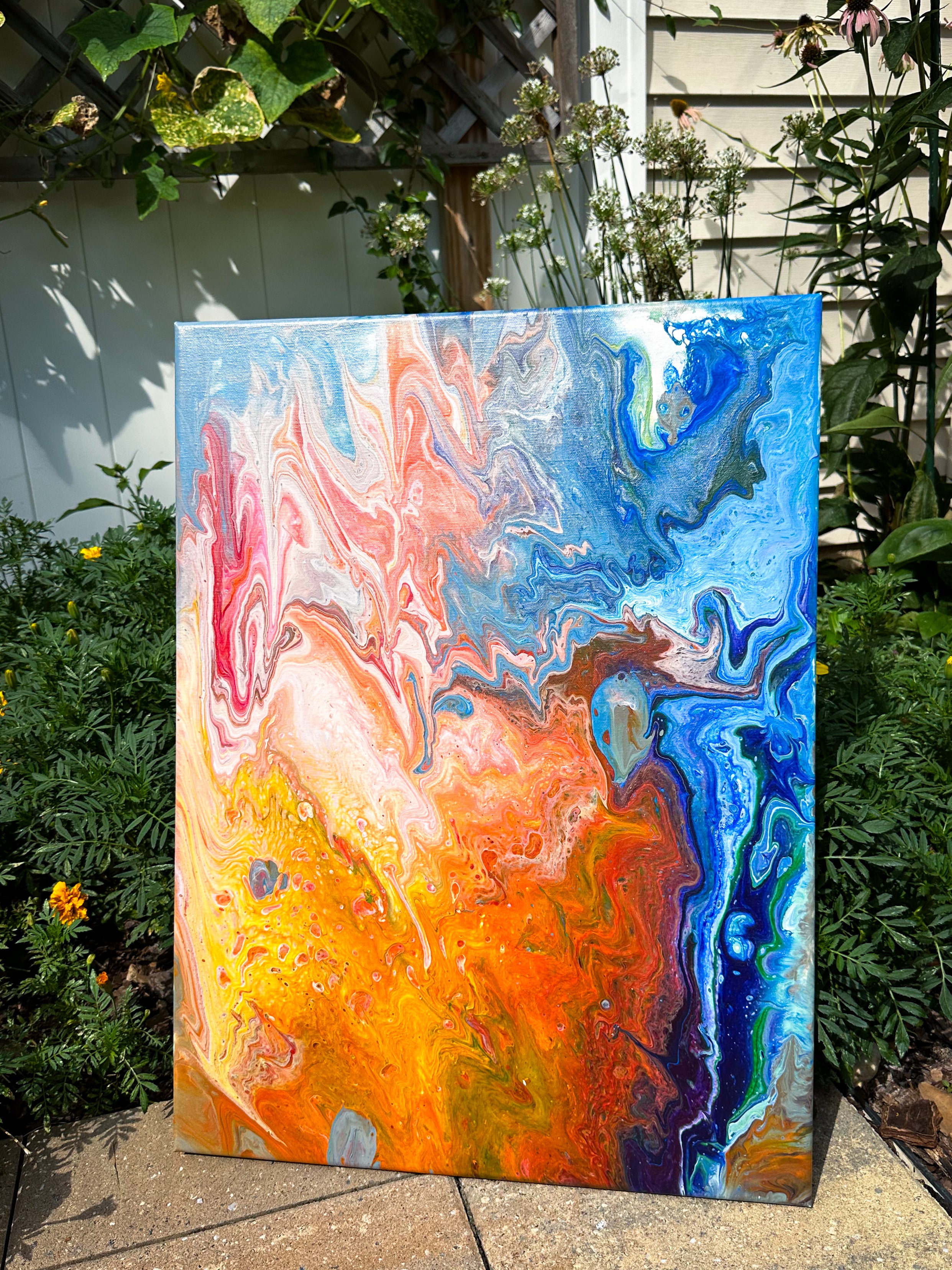 Sunset Ocean Breeze Painting