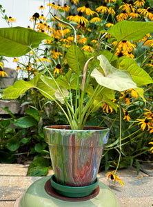 Earth Tones Flower Pot