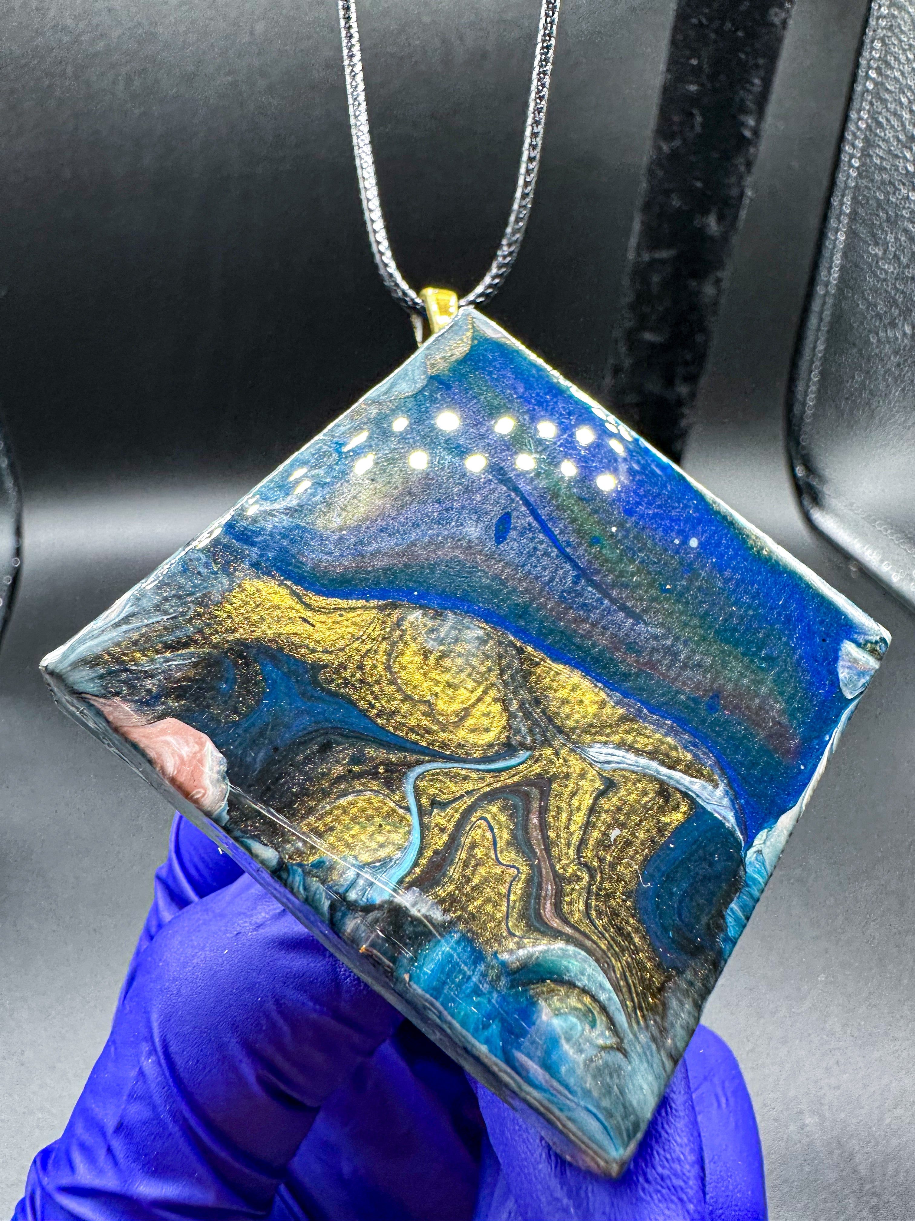 Deep Blues Mini Canvas