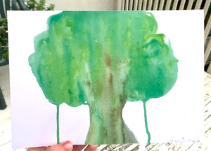Watercolor Tree Print