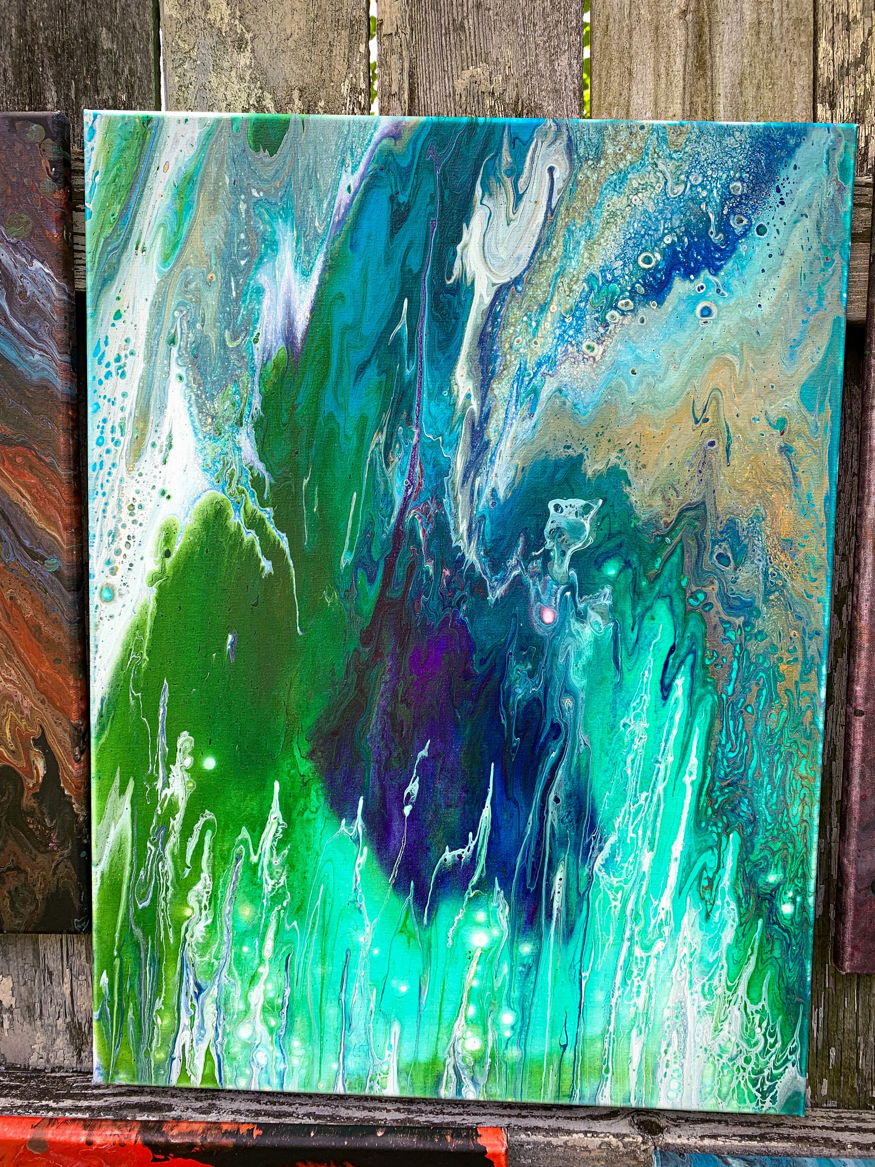 Aqua Flow Original Painting