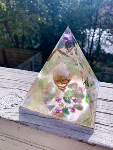 Orgonite Butterfly Pyramid