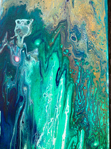 Aqua Flow Original Painting