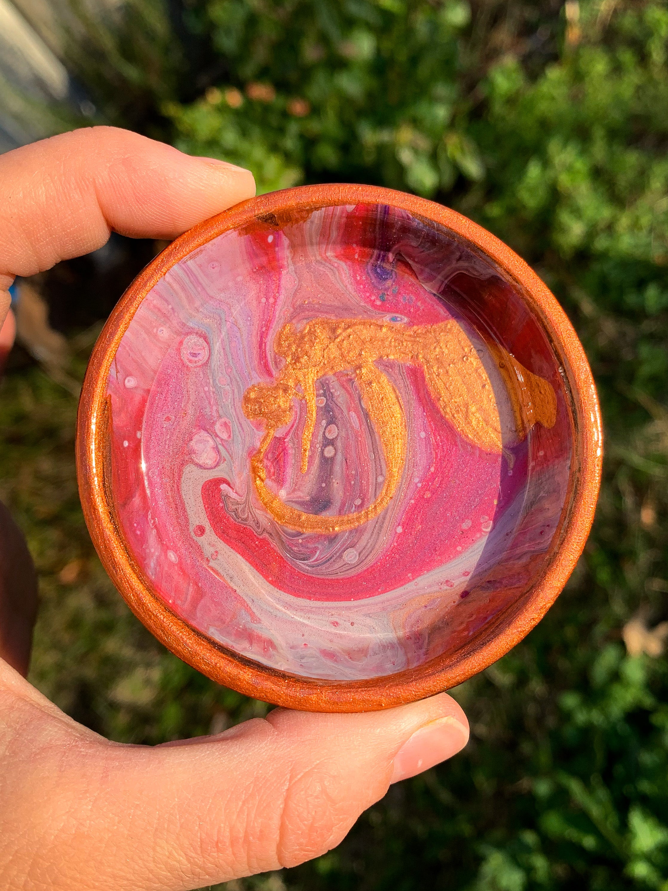 Bronze Strawberry Creme Mini Tray