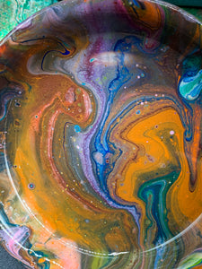 Orange Galaxies Small Mini Tray