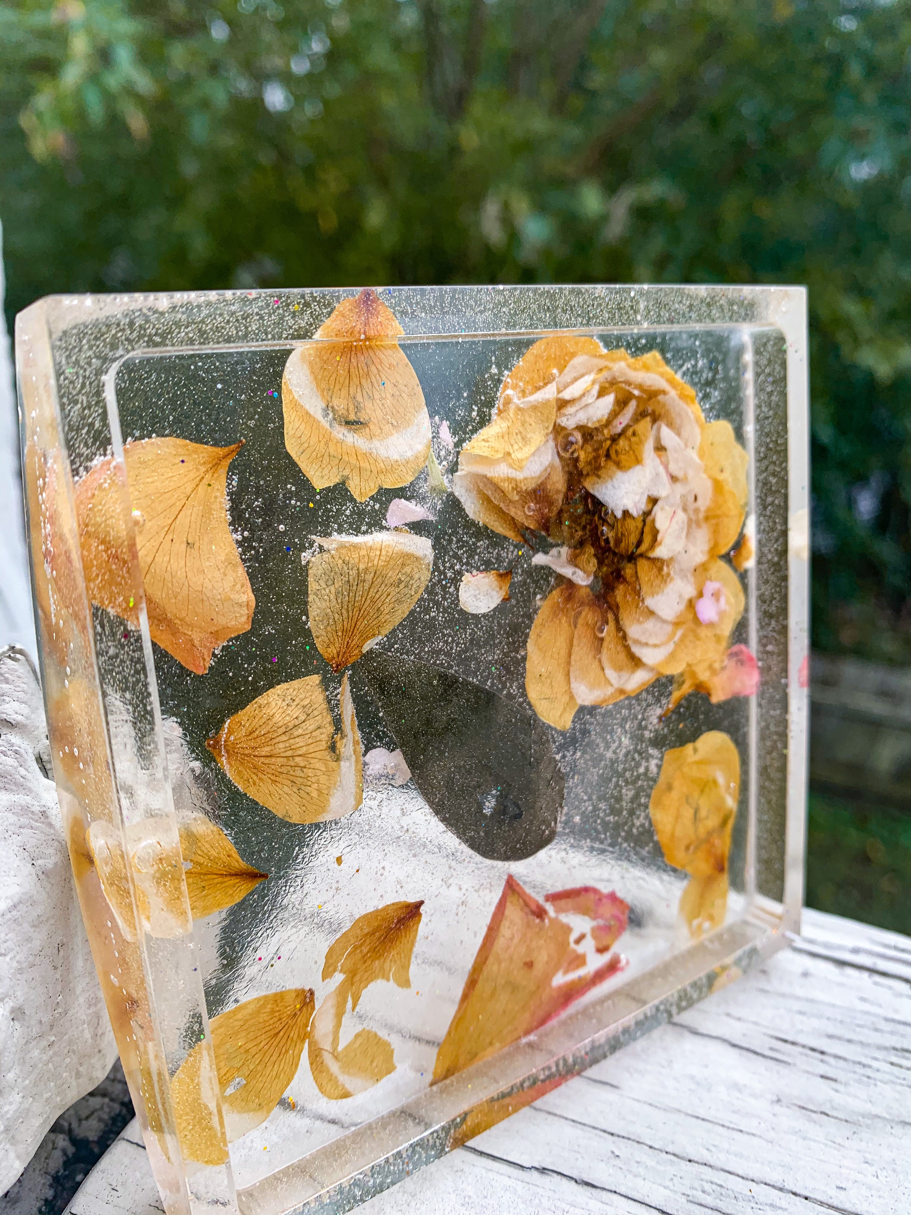 Rose petal single coaster / ash tray