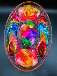 Rainbow Glass Tray