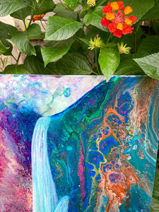 Tranquil Falls Painting