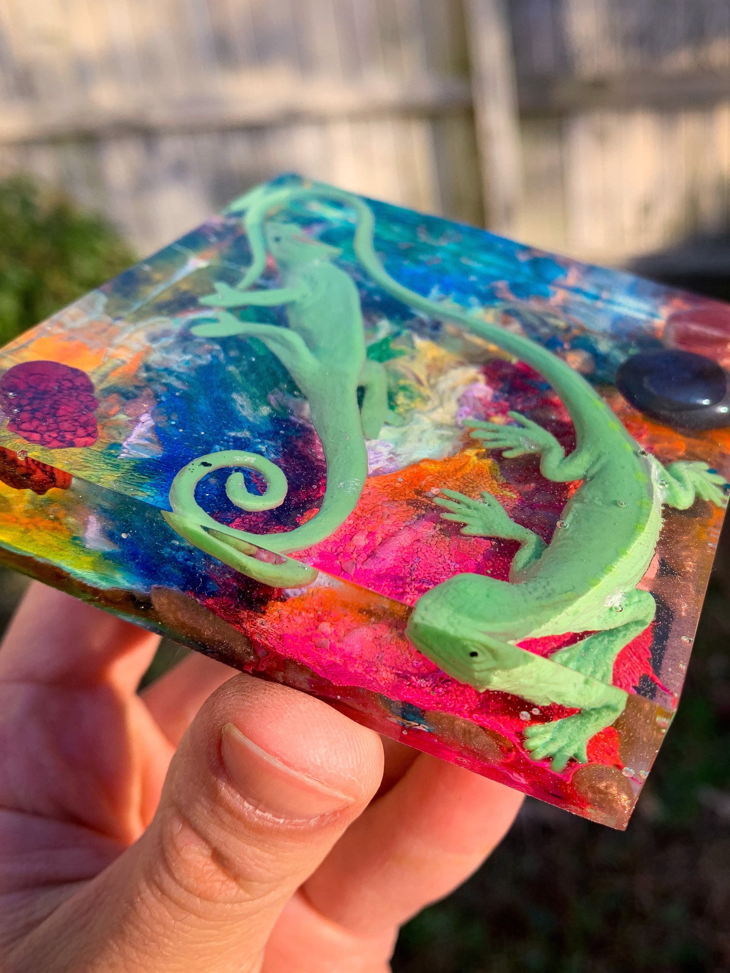 Rainbow Reptile Block