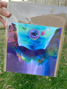 Eye that sees all 8x8” Glossy Print