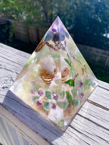 Orgonite Butterfly Pyramid
