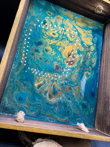 Sea Floor Wooden Tray