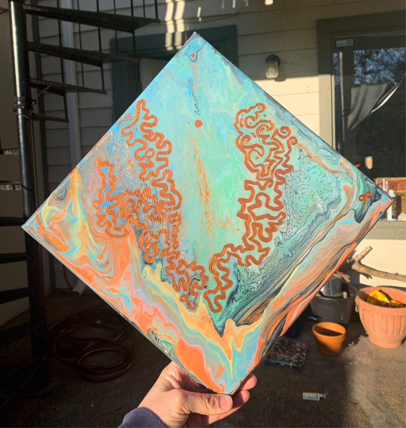 Connecting Vibrations - Original Painting 1 of 1