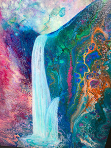 Tranquil Falls Painting