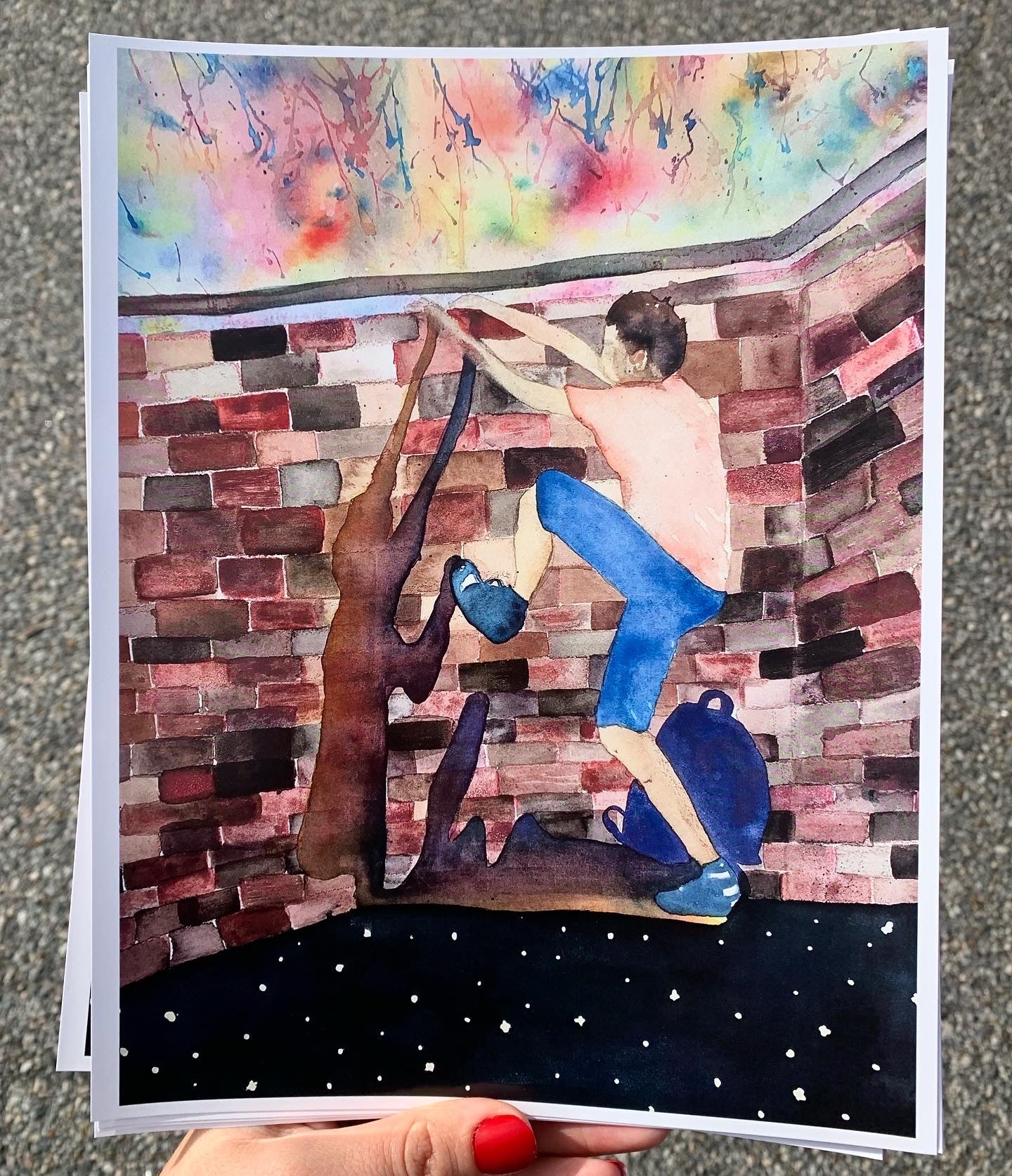 Climbing Reality - Glossy Print