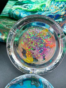 Rainbow Glitter Mini Tray