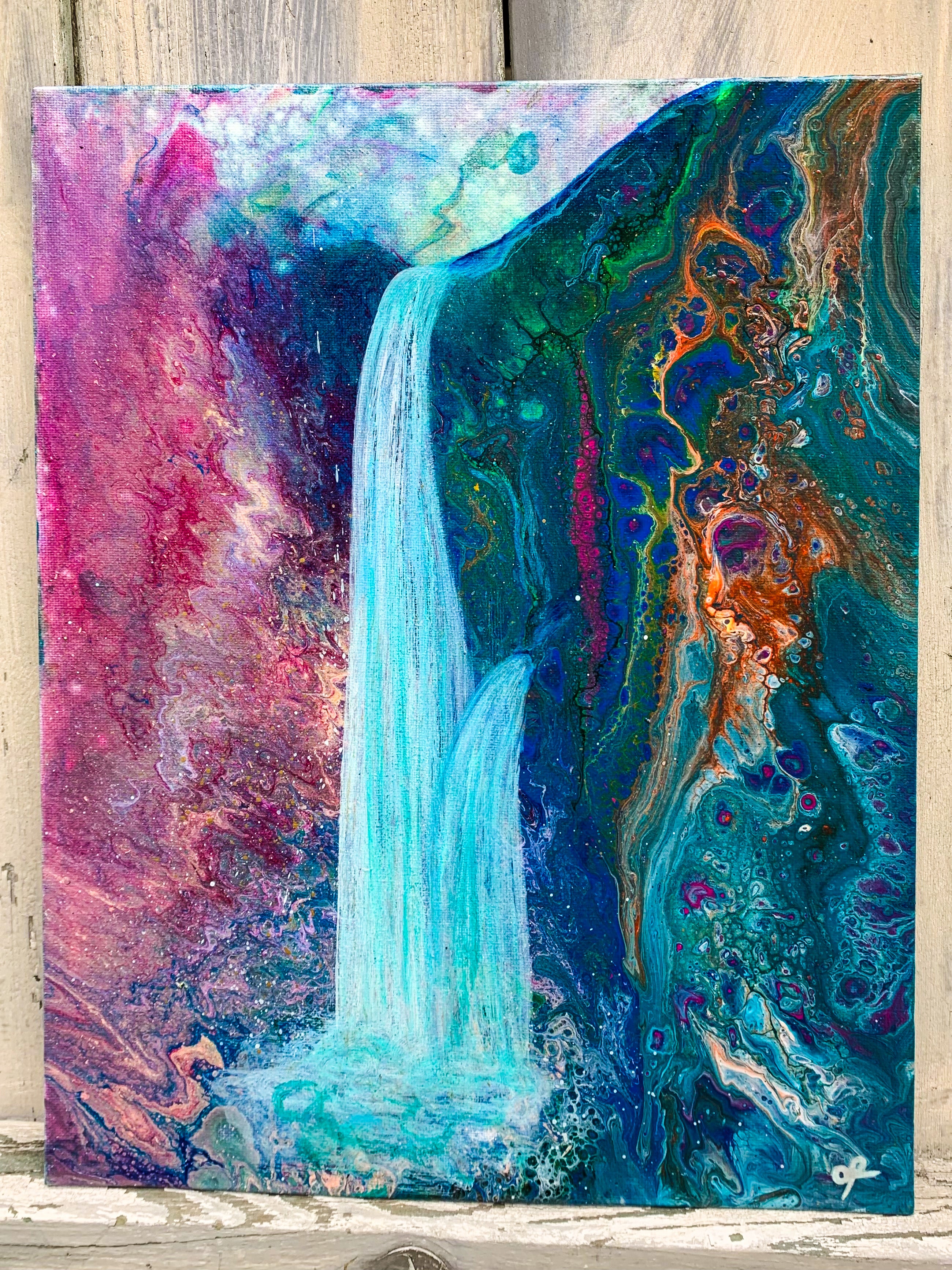 Tranquil Falls Painting