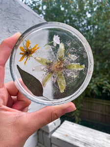 Passionflower single coaster / ash tray