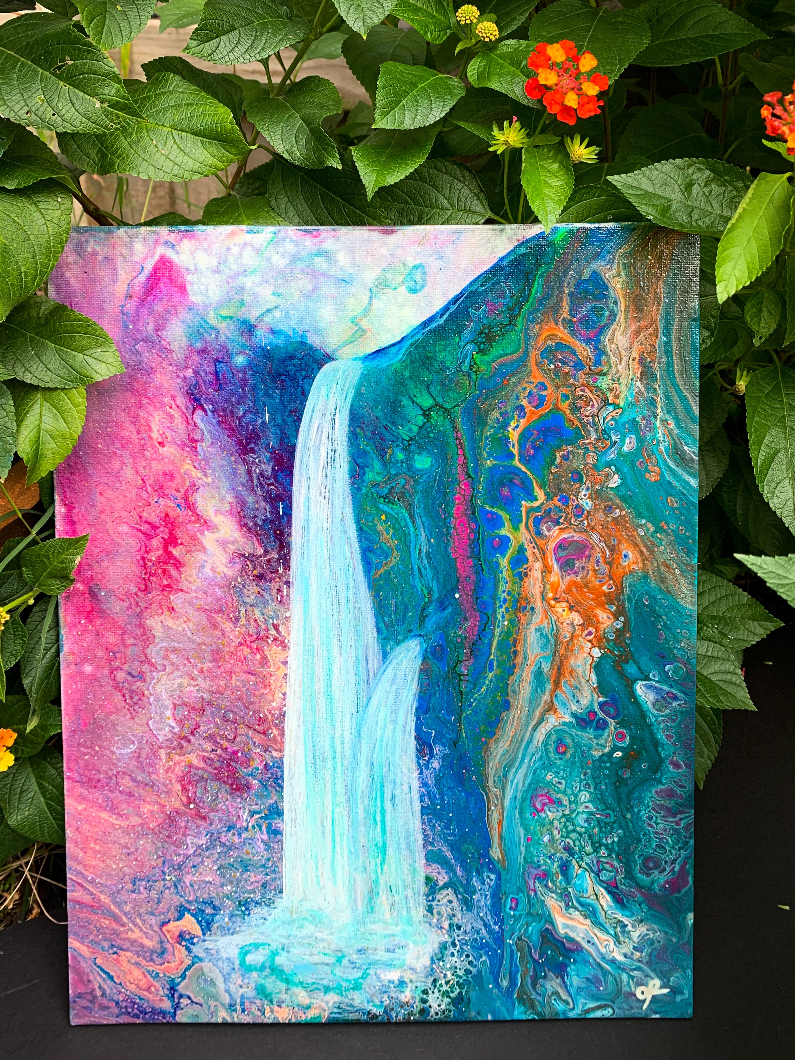 Tranquil Falls Painting