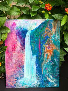Tranquil Falls Painting