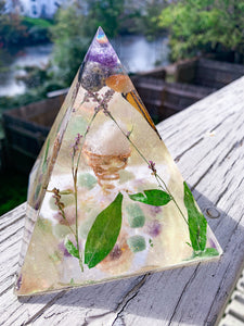 Orgonite Butterfly Pyramid