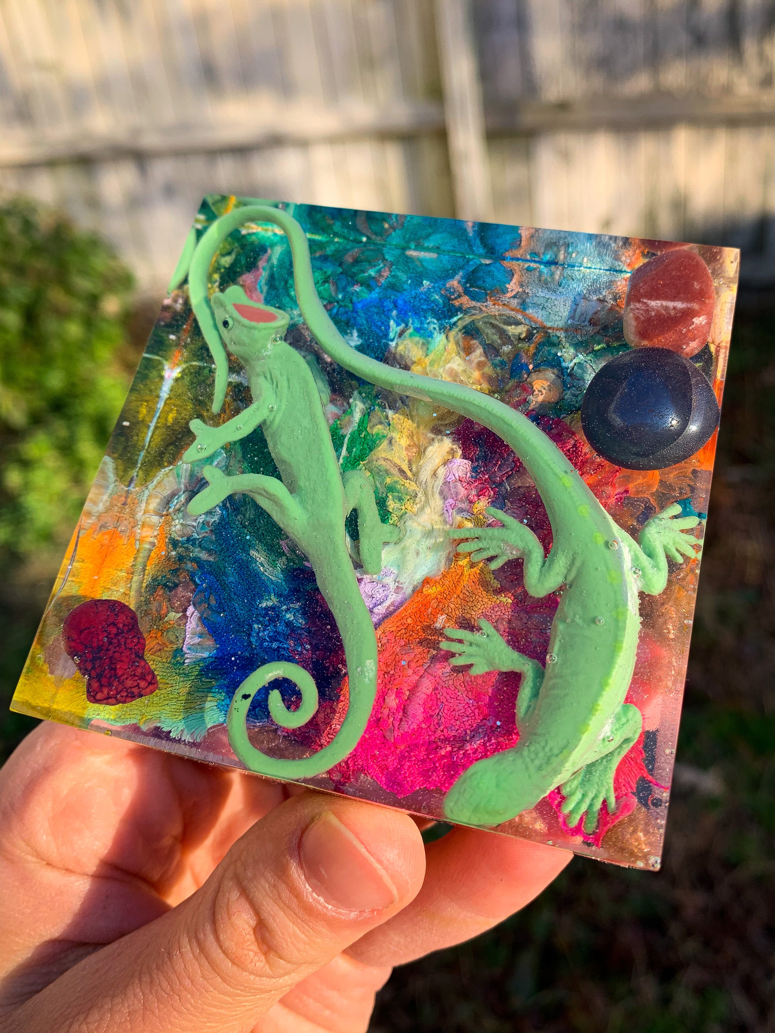 Rainbow Reptile Block