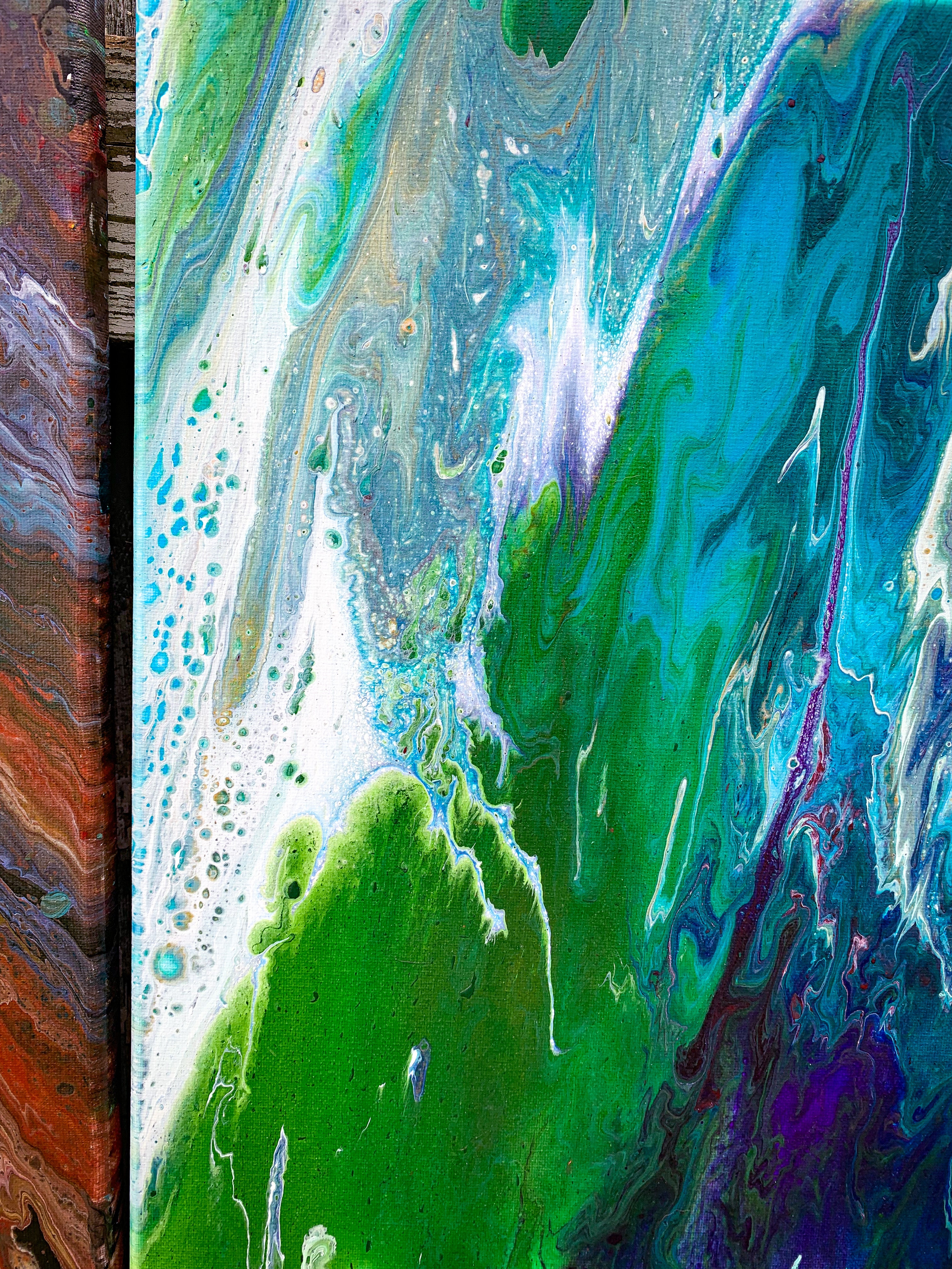 Aqua Flow Original Painting